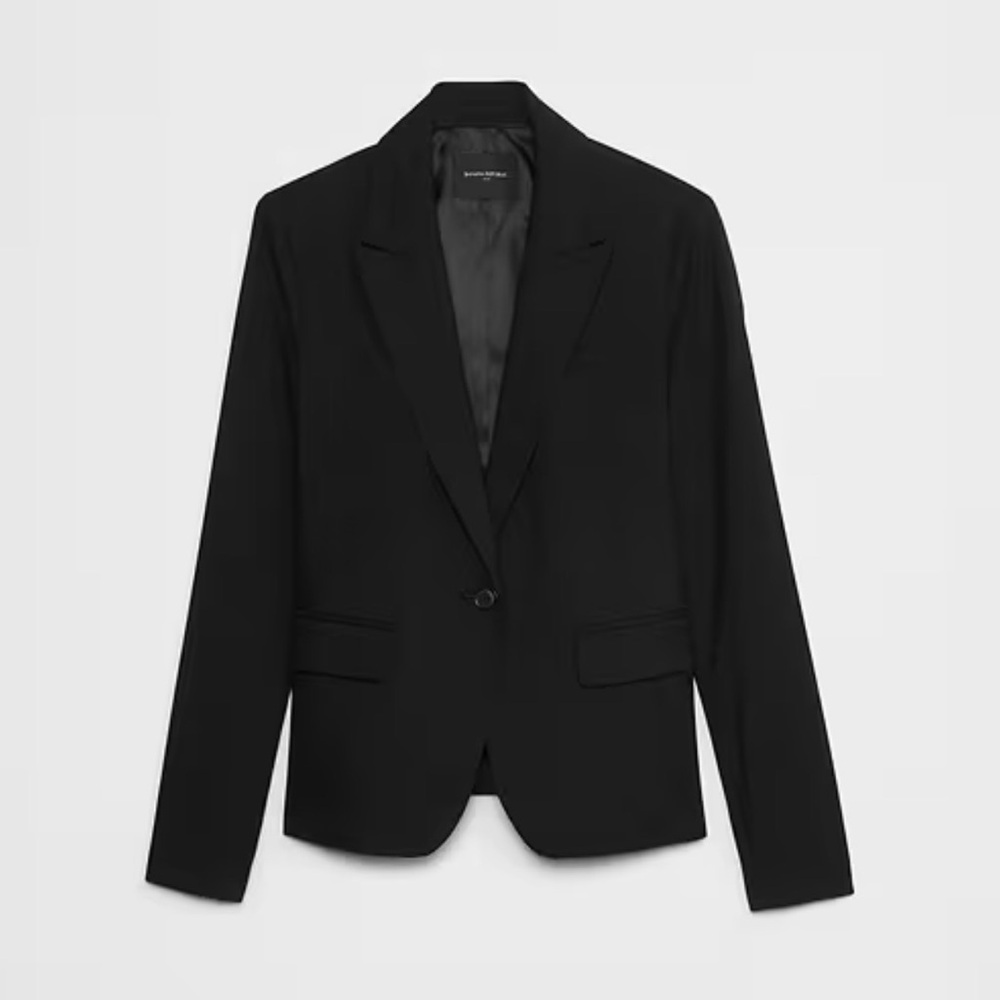 STRETCH TWILL CLASSIC BLAZER NWT